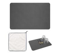 TYGFRT 1-Piece Countertop Drain Mat, Anti-Slip, Easy to Clean, Kitchen Sink Pad, Dishware Accessory