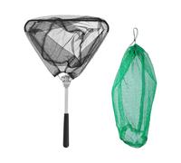 TYGFRT 1 Piece Fishing Net & Fish Bag, Pond Cleaning Net, Telescopic Fishing Tool, Black, Green