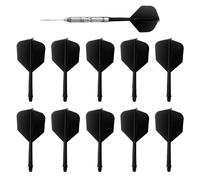 TYGFRT 10 Piece Dart Rods, Dart Shaft Stabilization, Plastic Dart Systems, Dart Handles and Flights, Dart Accessories, Bolt Stabilization and Flights (Black)