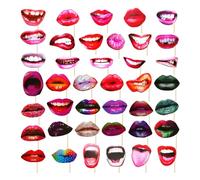 TYGFRT 2 Sets Of Funny Props, Party Props, Birthday Accessories, Adult Party Accessories, Photo Booth Props Party, Photo Booth Accessories, Wedding Photo Booth Props, Birthday Photo Props, Fun Party Photo Bo