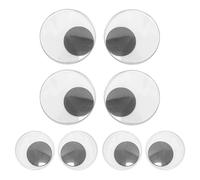TYGFRT 4 Pairs of Self-Adhesive Eyes, Craft Eyes, Self-Adhesive Swinging Eyes, Moving Eyes, Scrapbooking Craft Supplies, Eye Stickers