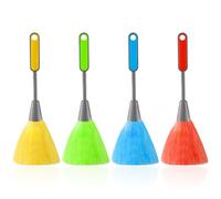 TYGFRT 4 Pcs Computer Keyboard Cleaning Brush, Wool Duster, Mini Duster, Duster With Handle, Microfiber Duster, Dust Removal Brush, Electrostatic Precipitator, Blind Cleaning Brush