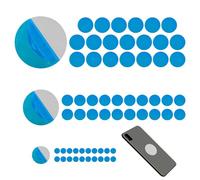 TYGFRT 60 Pieces Metal Plate Sheet, Self-Adhesive, Stainless Iron, 10Mm, 20Mm, 30Mm, Cell Phone Holder, Magnetic Base Plate