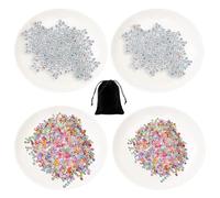 TYGFRT 8000 Table Decoration Lace Diamonds, 1 Piece Flannel Bag, Wedding Decoration Flashing Diamonds, Party Decoration Rhinestones, Handmade DIY Rhinestones