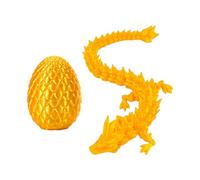 TYGFRT Golden Dragon Egg - 3D Printed Articulated Mythical Fragment Egg