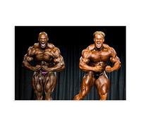 TYGHZ Bodybuilder Ronnie Coleman VS Jay Cutler 1 Canvas Poster Wall Art Decor Print Picture Paintings for Living Room Bedroom Decoration Unframe: 12x18inch(30x45cm)