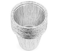 TYH Supplies 10 Pack Mini Grease Bucket Liners | Compatible with Traeger Ranger, Scout, PTG Grills BAC459 | Disposable Aluminum Grease Cup Liners | 3.9 x 4.37 Inch