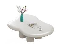 TYHAYJYK Cloud Coffee Table Modern Round Corner Design Stylish Indoor Tea Table Perfect Living Room End Table White