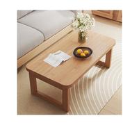 TYHAYJYK Modern Foldable coffee table Bamboo Side Table Sofa end Table Bedside Table bay window tea table Suitable for Living Room Balcony Office Bedroom Small Space(Wood color120x48x35cm)