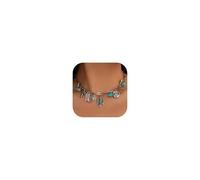 TYHBRV Charm Necklace Turquoise Western Jewelry for Women Turquoise Cowboy Hat Cow Lucky Charms Western Outfit Country Concert Jewelry Cowgirl Accessories for Women(A1)
