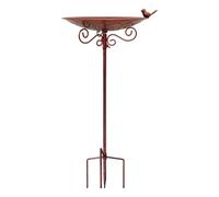 TYHIJUK Bird Bath for Garden, Bird Feeder Stake, Metal Vintage Freestanding Birdbaths Supports for Patio Courtyard Landscape Border Display, Garden Decor
