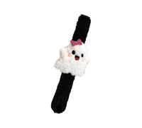 TYHIJUK Halloween Wristbands with Lovely Creature Witch Bat | 6 Lovely Halloween Character Wristbands, Soft Fleece Substance Comfortable for Everyone Day Wear