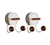 TYHIJUK Rustproof Suction Cup Hooks with Spherical Designs, Color, A | Strong Adhesive Easy Installation for Kitchen Storage Bathroom Use Surfaces for Home Organization