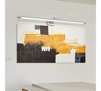 TYhogar LED Bathroom Mirror Light 90cm, Bathroom Mirror Light, LED Picture Light with Swivel Lamp Head and Pull Switch, Wall Light Arc Arm IP44 Mirror Lighting Lamp