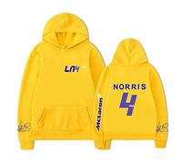 TYI Spring Unisex Lando-Norris Hoodie Sweatshirt Harajuku Cartoon Hip Hop Fashion Clothing F1 Racing Fans Men/Women Hoodie (S-3XL) (3,XXL)