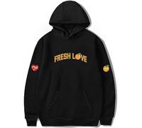 TYI Sturniolo Triplets Merch Hoodie Fresh Love Unisex Long Sleeve For Men Women Casual Fashion Hoodie(S-3XL) (Black,L)