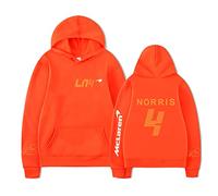 TYI Unisex Lando-Norris Hoodie Sweatshirt Harajuku Cartoon Hip Hop Fashion Clothing F1 Racing Fans Men/Women Hoodie (S-3XL) (4,L)