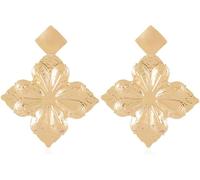 TYIM7 7.4 * 6cm Vintage Floral Baroque Earrings .AT7
