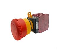 TYIM7 Red Mushroom Emergency Stop Switch YW1B-V4E04R 4NC For Rapid Start And Of Machinery Electrical Equipment For industrial .AT7