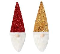 Tyinerc 2 Pieces Christmas Wine Bottle Covers Packaging Bottle Wine Bottle for Table Wine Bottle Decoration GNOME Christmas Bottle Covers, Red, Refer to, Red, Se référer au descriptif, Refer to