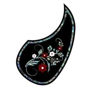 Tyinerc Acoustic Guitar Pickguard, Guitar Pickguard - Scratch Protector for Stringed Instrument | Vintage Scratch Resistant Guard Sticker for Guitar Repair