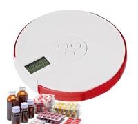 Tyinerc Automatic Pill Dispenser, Automatic Pill Dispenser for Elderly with Alarm,Timed Pill Dispenser for Elderly | Up to 4 Alarms /