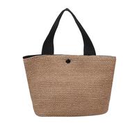Tyinerc Beach Bag for Women, Beach Bag for Women, Holiday, Spacious Boho Purse, Clutch Shoulder Bag for Shopping, Picnic, Party, Travel, Festival, School, Wedding, black, Siehe Beschreibung