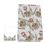 Tyinerc Christmas Gift Paper, Festive Decorations Thick And Smooth, Wrapping Paper For Gifts | For Family Friends Birthday Celebration Offices Party Jewellery Boxes Card Making