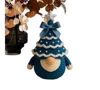 Tyinerc Crochet Christmas Kit, Complete Kit for Creating a Crochet Christmas Tree Elf - Anti-Stress Craft Set for School Projects Family Relaxation and Creative Hobbies