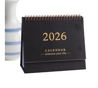 Tyinerc Desk Calendar - July 2025 to December 2026 Weekly Table 12 Months, Decorative for Students Teachers Executives Office School Home Coffee Shop