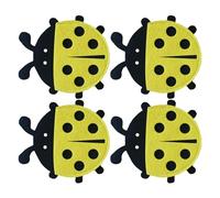 Tyinerc Felt Cutlery Bag, Utensil Bag for Forks, Felt Ladybird Fork Cutter Bag, Cartoon Easter Cutlery Holder for Cafe, Hotel, Restaurant, Kitchen, yellow, see description, See description
