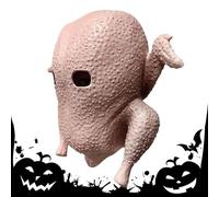 Tyinerc Funny Halloween | Turkey Halloween Latex | Realistic Breathable Cosplay Accessory for Party Theater Masquerade Show