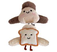 Tyinerc Furry Claw Clip, Cute Hair Clip, Plush Toast Hair Clip, Non-Slip Large Hair Clip Headpiece, Hair Clip with Strong Hold for Various Hairstyles