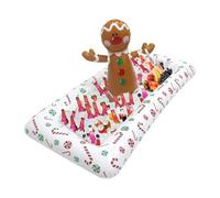 Tyinerc Inflatable Lunch Tray | Cooler Tray for Drinks Buffet - Gingerbread Man Shape Cooling Stand for Indoor Outdoor Party Picnic Garden Pool