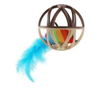 Tyinerc Interactive Cat Ball Toy, Kitten Toy with Animal Sounds and Scratching Accessories, Cat Toy for Indoor and Outdoor Use with Training Function, for Moving, Stimulating for