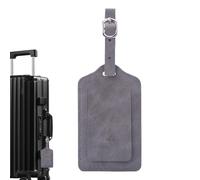 Tyinerc Luggage Tags | Travel Tags Luggage Bags, PU Leather Strap with Hole for Men Women Travel Business Aircraft Cruise