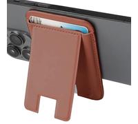 Tyinerc Magnetic Phone Wallet | Magnetic Phone Pouch Leather Wallet Stand - Ultra-Thin Mobile Accessory for Students Daily Use Women Men, Tanned, Se référer au descriptif, Refer to