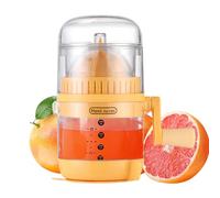 Tyinerc Manual Citrus Juicer - Orange and Lemon Juice Extractor with Measuring Cup, Citrus Juicer with Spout for Food, Beverages, Pomegranate Grapefruit, for Kitchen, Camping, Travel