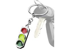 Tyinerc Novelty Traffic Light Keyring | Traffic Light Key Fob - Men Women Bags Decoration Novelty Key Chain for, Traffic light, Siehe Beschreibung