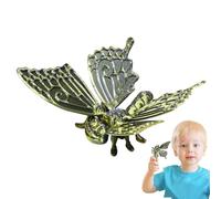 Tyinerc Printed Butterfly, Butterfly Toy | Common Moving Animal Pattern Printed,Flexible Toy, Art Craft, Desk Ornament for Living Room Decoration