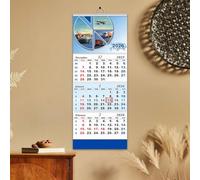 Tyinerc Wall Calendar for the Year 2026, 3-Month Appointment Planner, Monthly Calendar for Hanging, for Family, Friends, Kitchen, Bedroom, Home and Art Studio