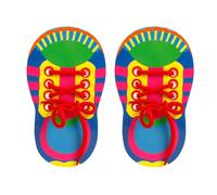 Tying Shoelaces Practice | Learn To Tie Shoes For Kids - Kindergarten Learning Toy | Shoelace Threading Teaching Toys Kindergarten Learning Activities Toy