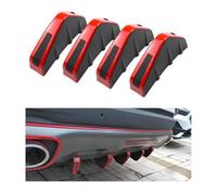 TYIOMNB Rear Bumper Diffuser Shark Fin for Ford Kuga (CX482) Titanium/X/St Line 2019-2023 2024 2025 2026, Spoiler Wing Gloss Black Car Body Kit Splitter Guard Protection Lip Trim Parts,C