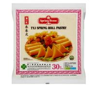 TYJ 10-Inch Spring Roll Pastry | 30 Sheets x 10 Packs | Premium Asian Pastry Wrappers | Ideal for Spring Rolls, Samosas, Snacks & Frying