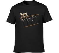 TYJFA Franz Ferdinand T-Shirt Graphic Printed Tee Shirt Mens Black Shirt