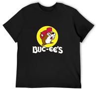 TYJFA Katelyn BUC-ee's Popular Fort Worth Texas Restaurant T-Shirt Graphic Printed Tee Shirt Mens Black Shirt