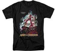 TYJFA Men's Army of Darkness Movie Poster Bruce Campbell T Shirt Black