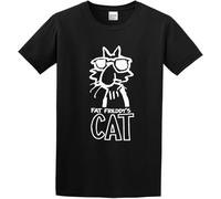 TYJFA Men's Fat Freddys Cat - Fabulous Furry Freak Brothers T-Shirt Black