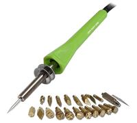 TYJYGS 25W Pyrography Pen Tool,Wood Burning Kit, with 21 Pcs Irons Tips,Adjustable Temperature - Max 360℃, for Wood Leather Wood, Crafts and Art Projects