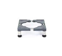 TYJZKJWQ Washing Machine Base Frame Fridge with 4 Stable Feet Height 10 cm Washing Machine Base 45-70 cm Adjustable for Dryer Stainless Steel Fridge Washing Machine Shelf Holder
